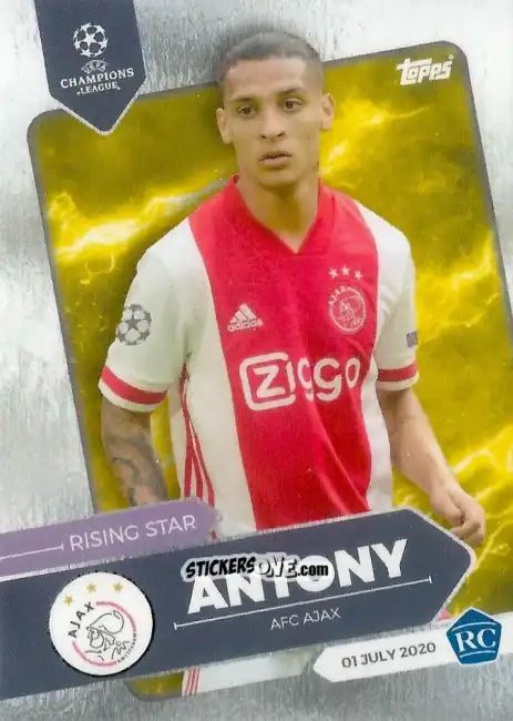 Sticker Antony - On-Demand UEFA Champions League Summer Signings 2020-2021
 n. 3 - Topps