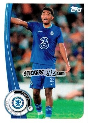 Sticker Wesley Fofana - Chelsea 2022-2023
 - Topps