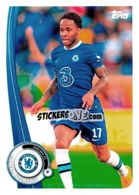 Sticker Raheem Sterling - Chelsea 2022-2023
 n. CFC-20 - Topps