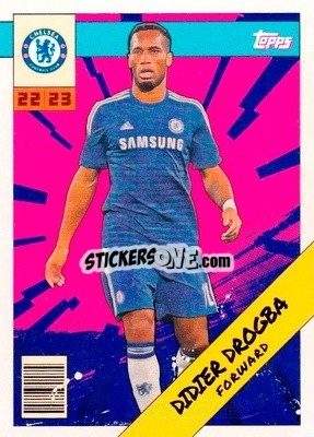 Sticker Didier Drogba - Chelsea 2022-2023
 - Topps