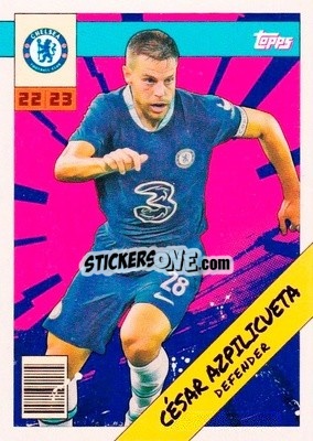 Sticker César Azpilicueta - Chelsea 2022-2023
 n. CH-5 - Topps