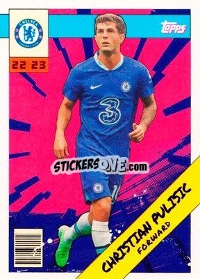 Sticker Christian Pulisic - Chelsea 2022-2023
 - Topps