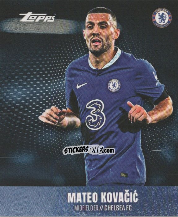 Sticker Mateo Kovačić - Chelsea Team Set 2022-2023 n. 17 - Topps