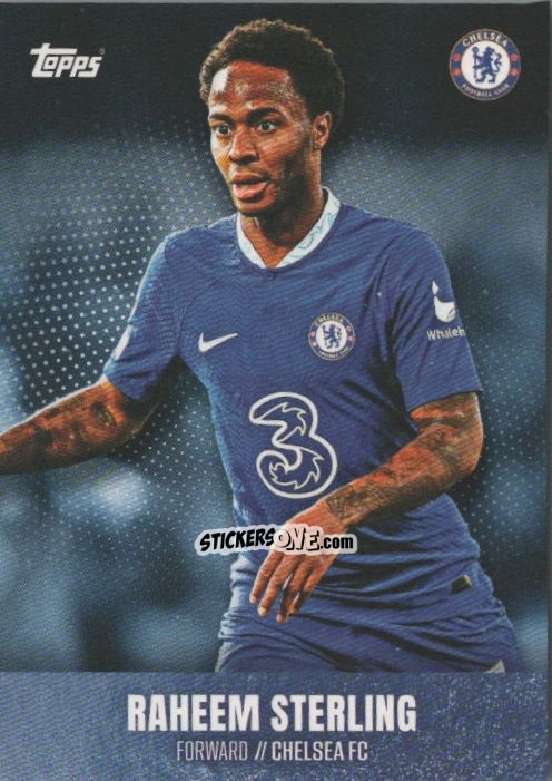 Sticker Raheem Sterling - Chelsea Team Set 2022-2023 n. 22 - Topps