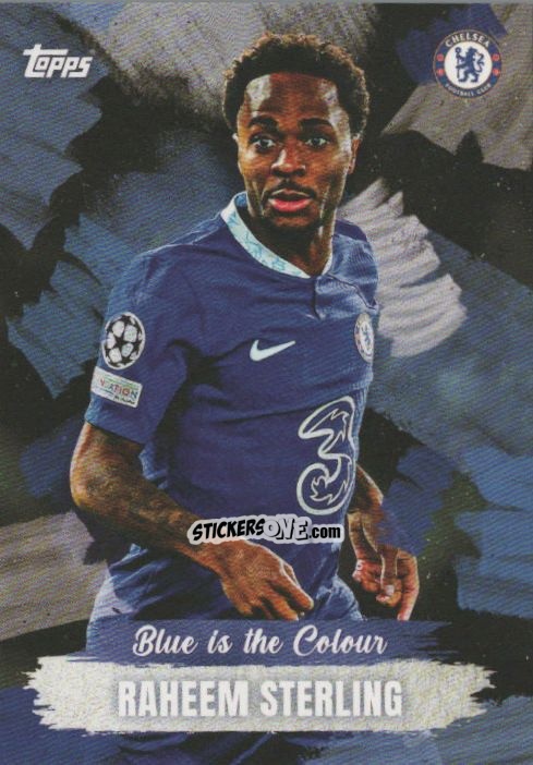 Sticker Raheem Sterling - Chelsea Team Set 2022-2023 n. 36 - Topps