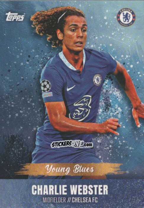 Sticker Charlie Webster - Chelsea Team Set 2022-2023 n. 39 - Topps