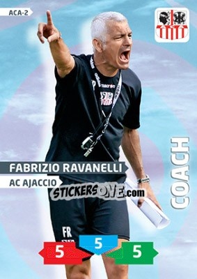 Sticker Fabrizio Ravanelli - FOOT 2013-2014. Adrenalyn XL n. ACA-2 - Panini