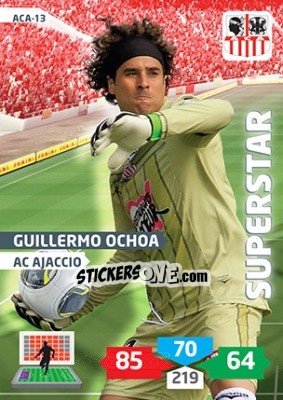 Sticker Guillermo Ochoa - FOOT 2013-2014. Adrenalyn XL n. ACA-13 - Panini