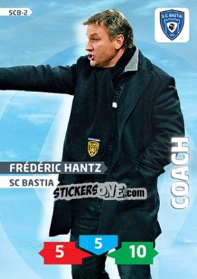 Sticker Frédéric Hantz - FOOT 2013-2014. Adrenalyn XL n. SCB-2 - Panini