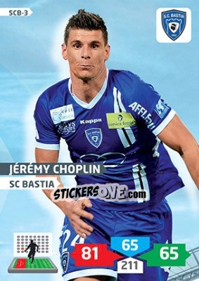 Sticker Jérémy Choplin - FOOT 2013-2014. Adrenalyn XL - Panini