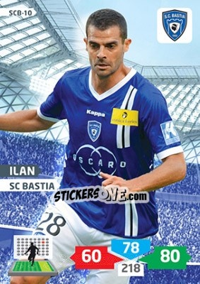 Sticker Ilan - FOOT 2013-2014. Adrenalyn XL n. SCB-10 - Panini