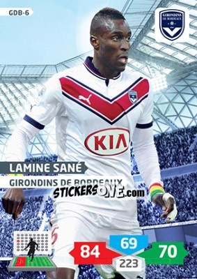 Cromo Lamine Sané - FOOT 2013-2014. Adrenalyn XL n. GDB-6 - Panini