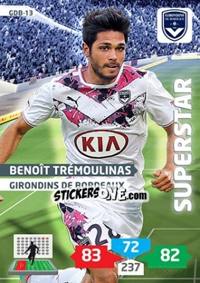 Cromo Benoît Trémoulinas - FOOT 2013-2014. Adrenalyn XL - Panini