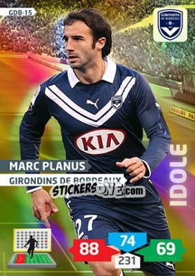 Sticker Marc Planus - FOOT 2013-2014. Adrenalyn XL n. GDB-15 - Panini