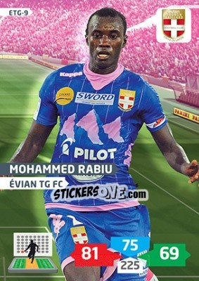 Sticker Mohammed Rabiu - FOOT 2013-2014. Adrenalyn XL - Panini