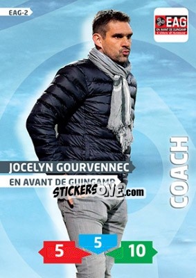 Sticker Jocelyn Gourvennec - FOOT 2013-2014. Adrenalyn XL - Panini