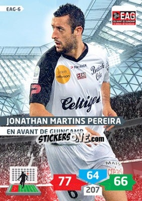 Sticker Jonathan Martins Pereira - FOOT 2013-2014. Adrenalyn XL - Panini