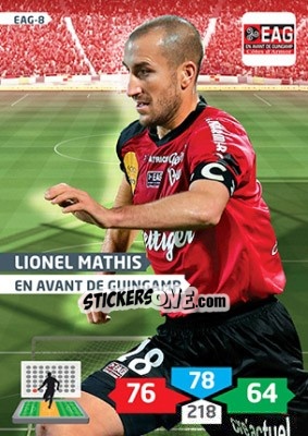 Sticker Lionel Mathis - FOOT 2013-2014. Adrenalyn XL n. EAG-8 - Panini