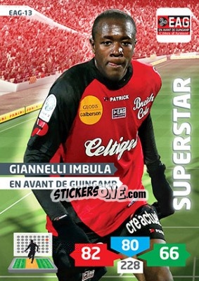 Figurina Giannelli Imbula - FOOT 2013-2014. Adrenalyn XL - Panini