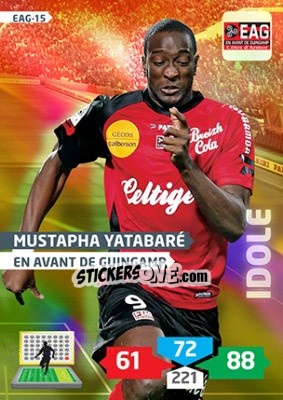 Sticker Mustapha Yatabaré - FOOT 2013-2014. Adrenalyn XL - Panini