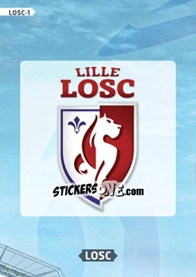Sticker LOGO - FOOT 2013-2014. Adrenalyn XL n. LOSC-1 - Panini