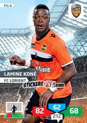 Figurina Lamine Koné - FOOT 2013-2014. Adrenalyn XL n. FCL-6 - Panini