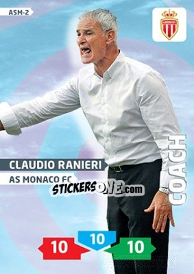 Figurina Claudio Ranieri - FOOT 2013-2014. Adrenalyn XL - Panini