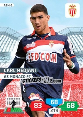 Figurina Carl Medjani - FOOT 2013-2014. Adrenalyn XL n. ASM-5 - Panini