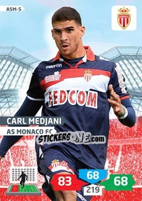 Cromo Carl Medjani - FOOT 2013-2014. Adrenalyn XL - Panini