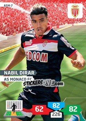 Sticker Nabil Dirar - FOOT 2013-2014. Adrenalyn XL n. ASM-7 - Panini