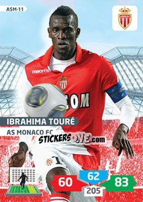 Cromo Ibrahima Touré - FOOT 2013-2014. Adrenalyn XL - Panini