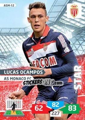 Cromo Lucas Ocampos - FOOT 2013-2014. Adrenalyn XL n. ASM-12 - Panini