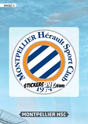 Sticker LOGO - FOOT 2013-2014. Adrenalyn XL n. MHSC-1 - Panini
