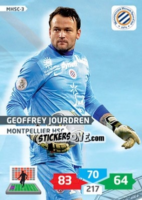 Figurina Geoffrey Jourdren - FOOT 2013-2014. Adrenalyn XL - Panini