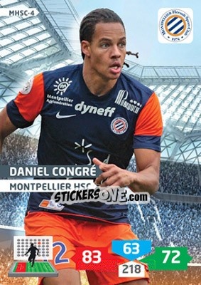 Sticker Daniel Congré - FOOT 2013-2014. Adrenalyn XL n. MHSC-4 - Panini