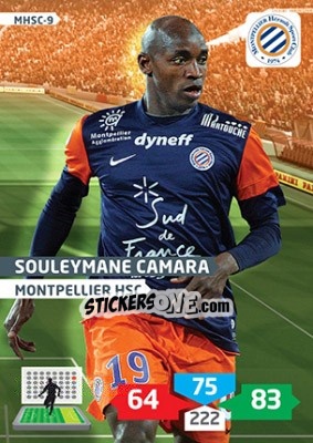 Sticker Souleymane Camara - FOOT 2013-2014. Adrenalyn XL n. MHSC-9 - Panini
