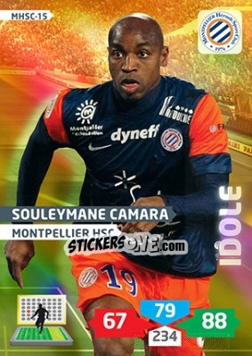 Sticker Souleymane Camara - FOOT 2013-2014. Adrenalyn XL n. MHSC-15 - Panini