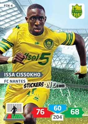 Sticker Issa Cissokho - FOOT 2013-2014. Adrenalyn XL n. FCN-4 - Panini
