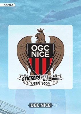 Sticker LOGO - FOOT 2013-2014. Adrenalyn XL n. OGCN-1 - Panini