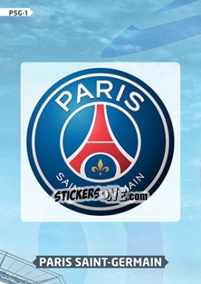 Sticker LOGO - FOOT 2013-2014. Adrenalyn XL n. PSG-1 - Panini