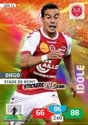 Sticker Diego - FOOT 2013-2014. Adrenalyn XL n. SDR-15 - Panini