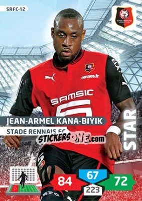 Sticker Jean-Armel Kana-Biyik - FOOT 2013-2014. Adrenalyn XL - Panini
