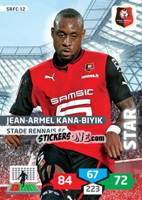 Cromo Jean-Armel Kana-Biyik - FOOT 2013-2014. Adrenalyn XL - Panini