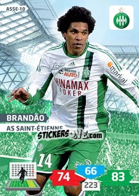 Cromo Brandão - FOOT 2013-2014. Adrenalyn XL n. ASSE-10 - Panini