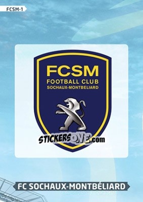 Sticker LOGO - FOOT 2013-2014. Adrenalyn XL n. FCSM-1 - Panini