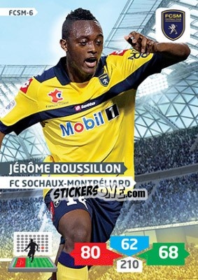 Figurina Jérôme Roussillon - FOOT 2013-2014. Adrenalyn XL - Panini