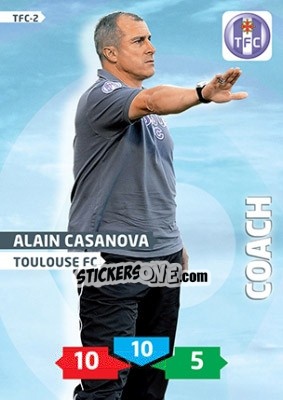 Figurina Alain Casanova - FOOT 2013-2014. Adrenalyn XL - Panini