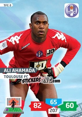 Sticker Ali Ahamada - FOOT 2013-2014. Adrenalyn XL n. TFC-3 - Panini