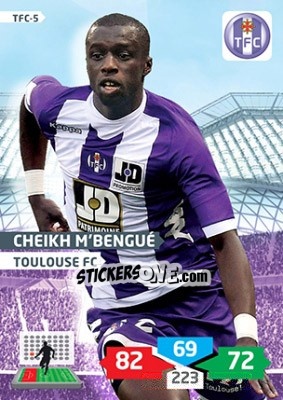 Sticker Cheikh M'Bengué - FOOT 2013-2014. Adrenalyn XL - Panini