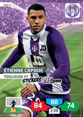Sticker étienne Capoue - FOOT 2013-2014. Adrenalyn XL n. TFC-7 - Panini